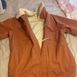 Hang Ten Cream Sherpa Jacket